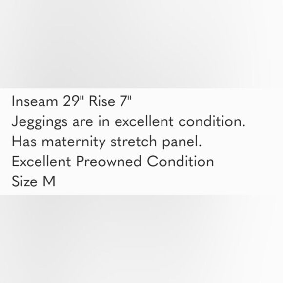 Liz Lange Maternity Jeans With Panel Distressed Size Medium - Picture 4 of 6